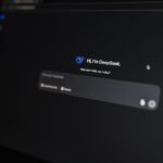 Close-up of an AI-driven chat interface on a computer screen, showcasing modern AI technology.