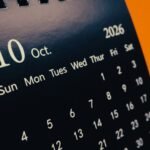 A detailed view of a calendar page showing October 2026 with focus on October 10th.